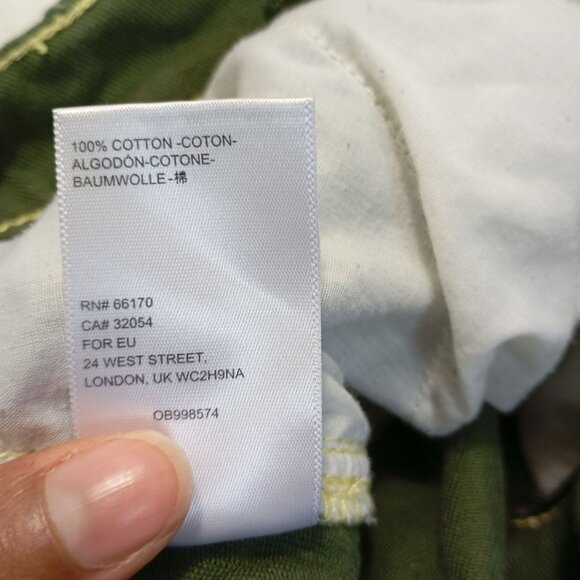 BDG Jogger Pants Green 100% Cotton With Pockets - Size 28 - Picture 4 of 12